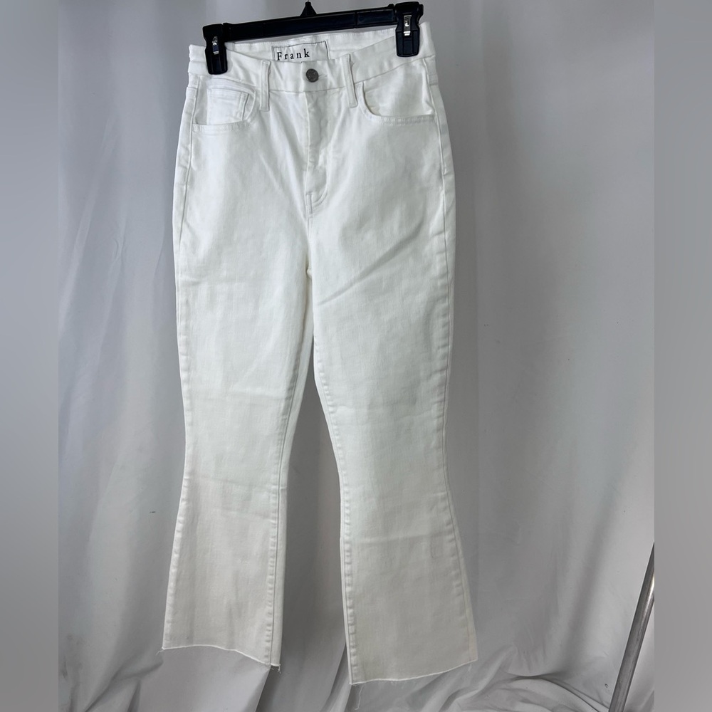 Frank & Eileen ‘Killian’ White Flares Denim Jeans